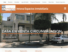 Tablet Screenshot of innovaespacios.com